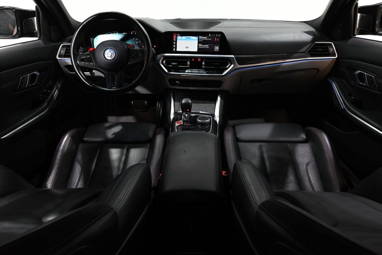 بي أم دبليو M3 كومبيتيشن سيارة BMW M3 كومبيتشن موديل 2021، سجل صيانة كامل، ضمان لمدة عام، عداد كيلومترات منخفض