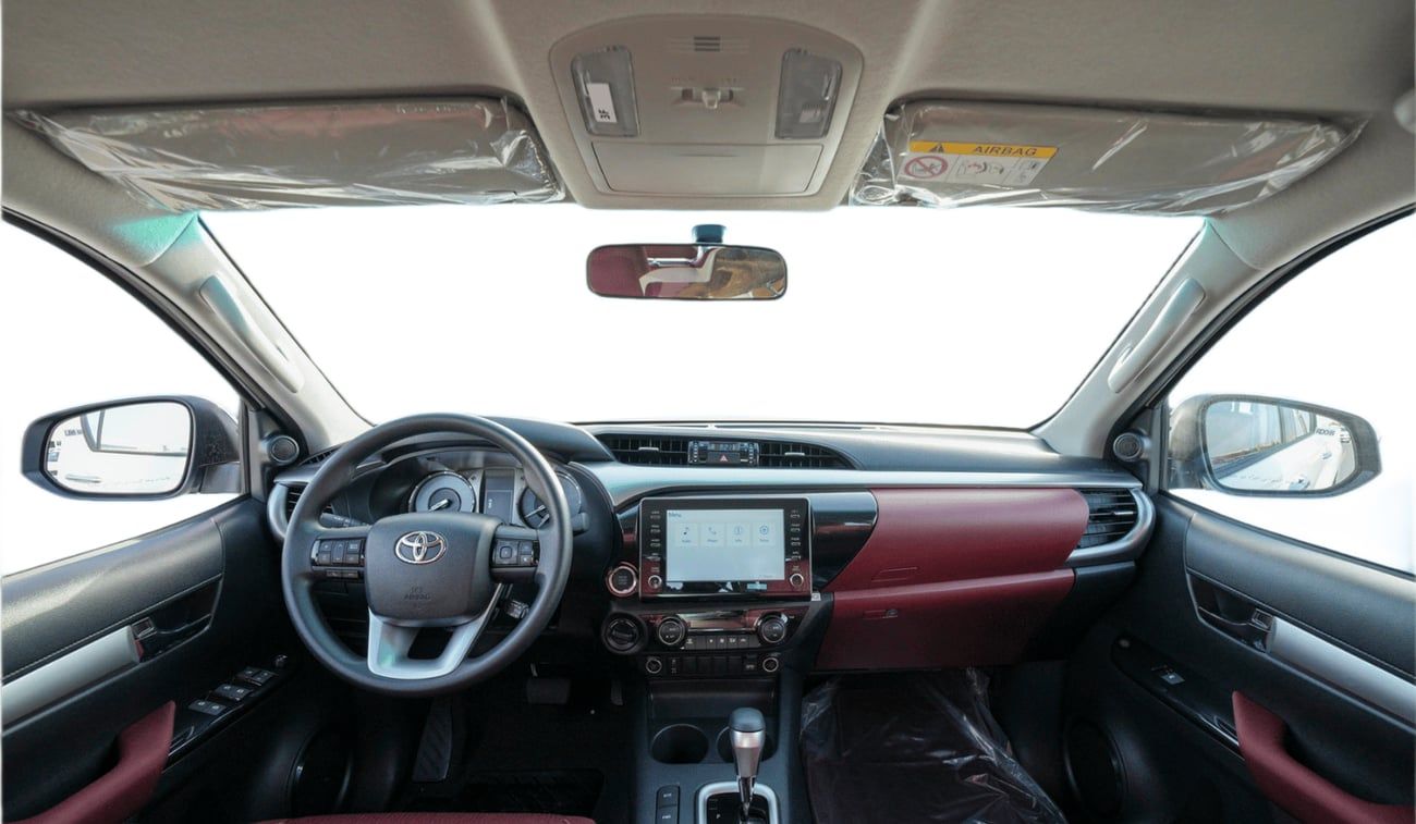 Toyota Hilux SGLX ECTP2M019 – 2025 Toyota Hilux Double Cab Pick Up GLX - 2.7L Petrol Auto – White with Red Interior –