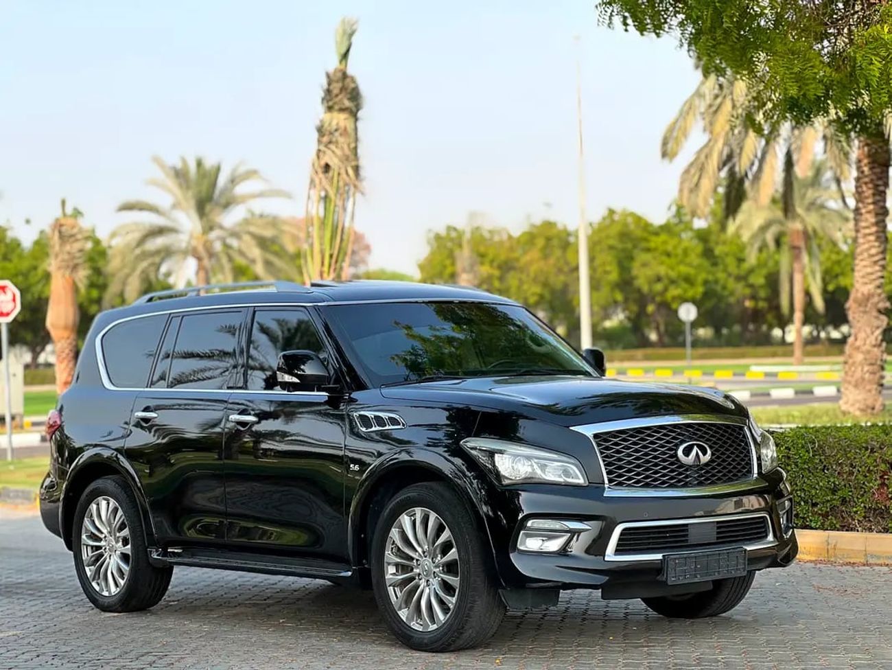 إنفينيتي QX80 Standard | GCC Specs | Well Maintained