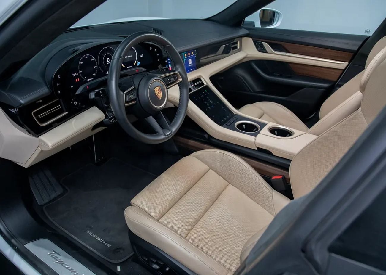 Porsche Taycan TURBO Unlimited KMs Warranty • FDSH • GCC Specs