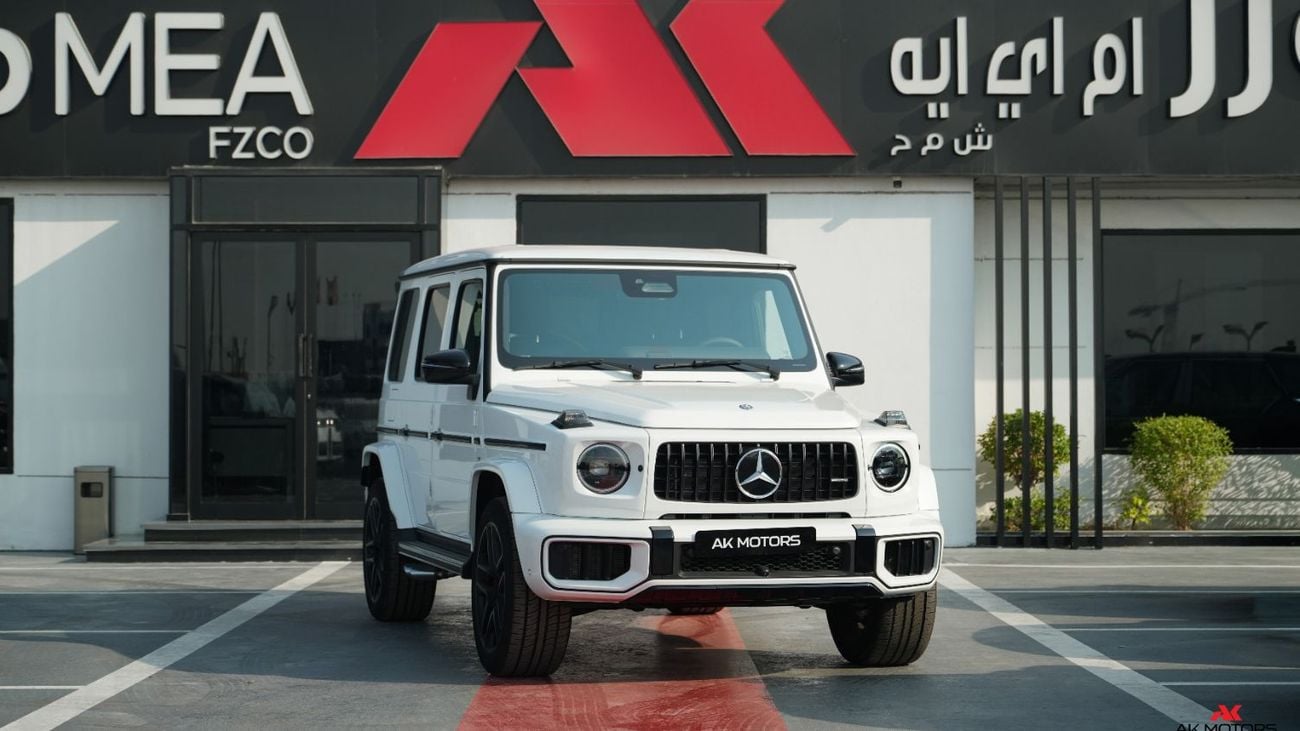 مرسيدس بنز G 63 AMG STANDARD PEARL WHITE 2026MY Export Only