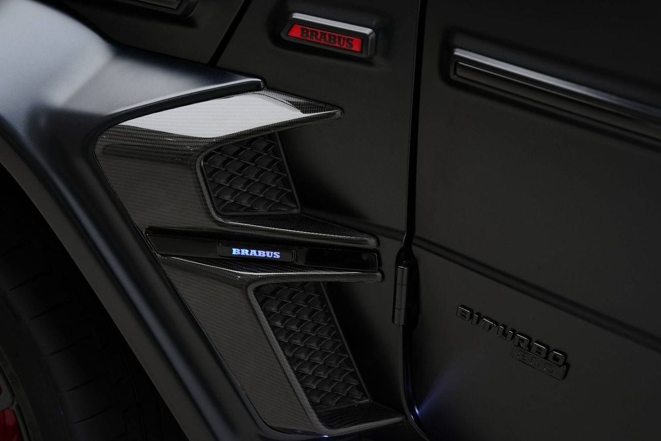 مرسيدس بنز G 63 AMG BRABUS G800 برابوس G800 وايدستار، برابوس الأصلية، حزمة ألياف الكربون الكاملة، زجاج خلفي، ستارلايت!!