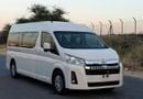 Toyota Hiace GLX 2021Model 2.8 Diesel engine Colour White Transmission Automatic Interior.Begie leather seats 9+seate