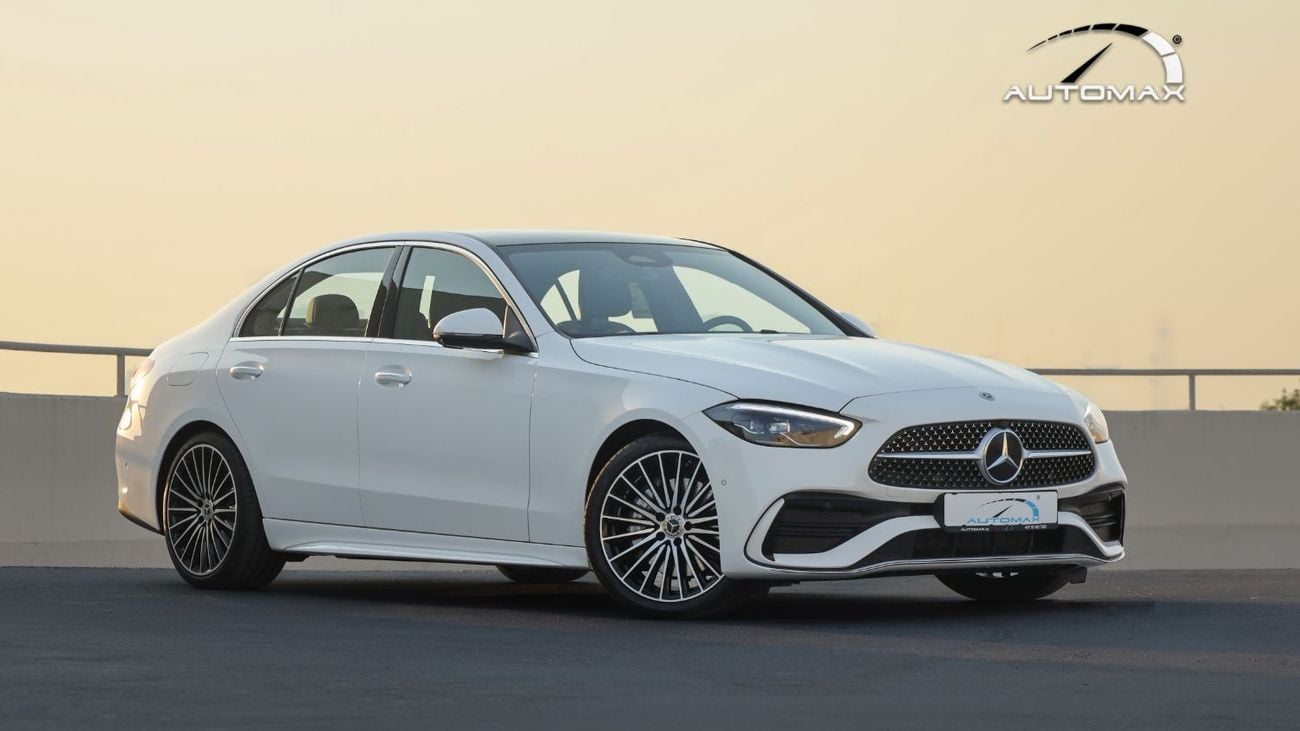 مرسيدس بنز C 200 PREMIUM AMG 1.5T RWD GCC 0KM With 2 Years Unlimited Mileage Warranty