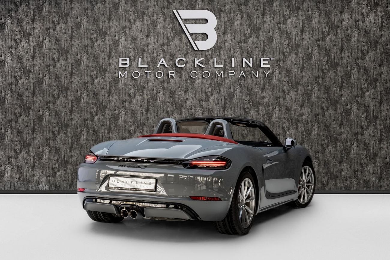 Porsche 718 Boxster S BUY NOW, PAY 2027 | THE BLACKLINE STANDARD | January 2027 Warranty, GCC, Low KMs