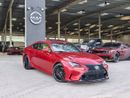 Lexus RC350 F sport 3.5L V6 / ELECTRONIC CLUSTER / COOLING AND HEATING SEATS / MOUSE / BIG SCREEN
