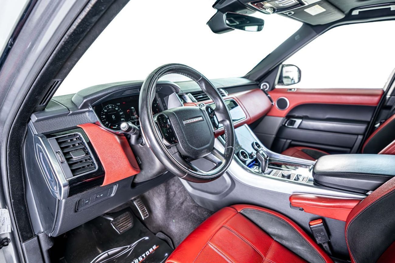 Land Rover Range Rover Sport AUTOBIOGRAPHY DYNAMIC GCC-22 Inch Rims-Black Contracting Roof-Red Interior