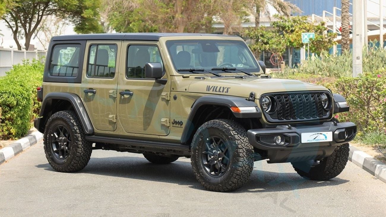 Jeep Wrangler Unlimited Willys V6 3.6L GCC 2026 With 3 Years Or 60,000 Km Warranty At Official Dealer