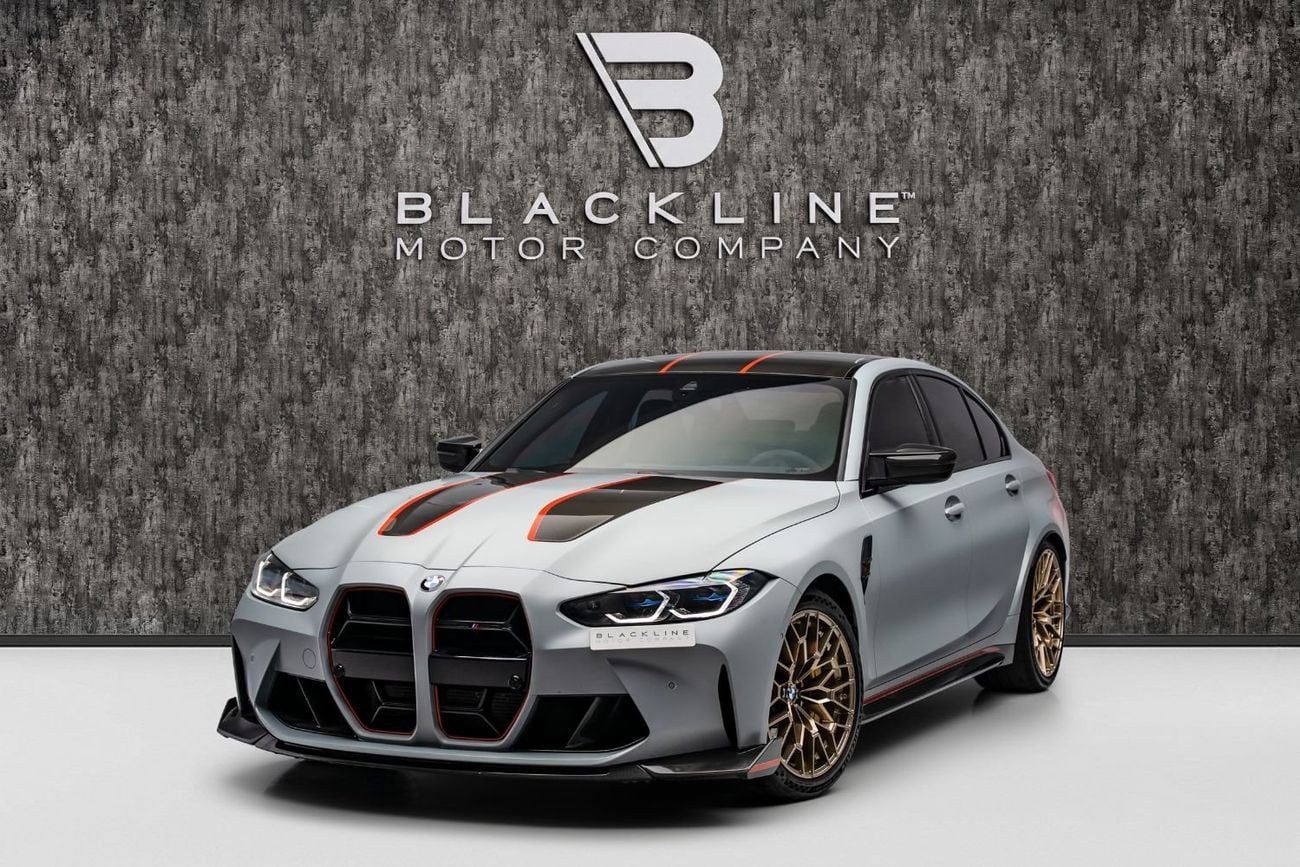 BMW M3 CS XDRIVE BUY NOW, PAY 2027 | THE BLACKLINE STANDARD | August 2028 Warranty + Service, GCC