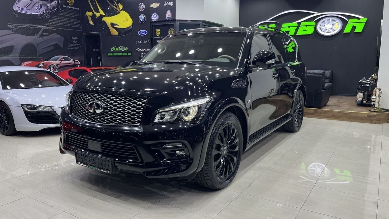 Infiniti QX80 LUXURY Infiniti QX80 2015 VERY LOW MILAGE GCC FULL DEALER SERVICE HISTORY