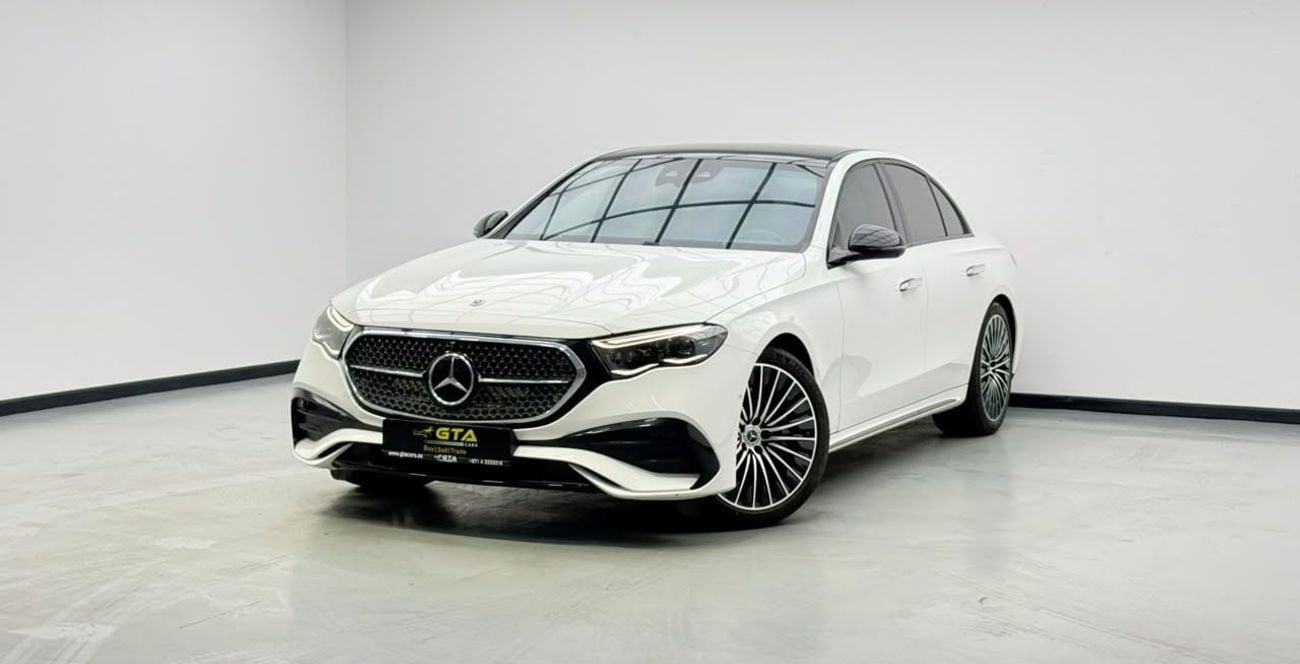 مرسيدس بنز E300 بريميوم بلس مرسيدس بنز E300 بريميوم بلس موديل 2024، ضمان مرسيدس بنز + باقة خدمة 2029، سجل صيانة كامل لدى مرسيدس