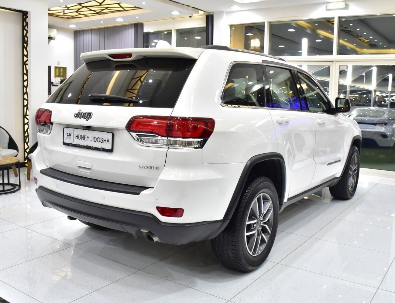 Jeep Grand Cherokee LAREDO EXCELLENT DEAL for our Jeep Grand Cherokee ( 2020 Model ) in White Color GCC Specs