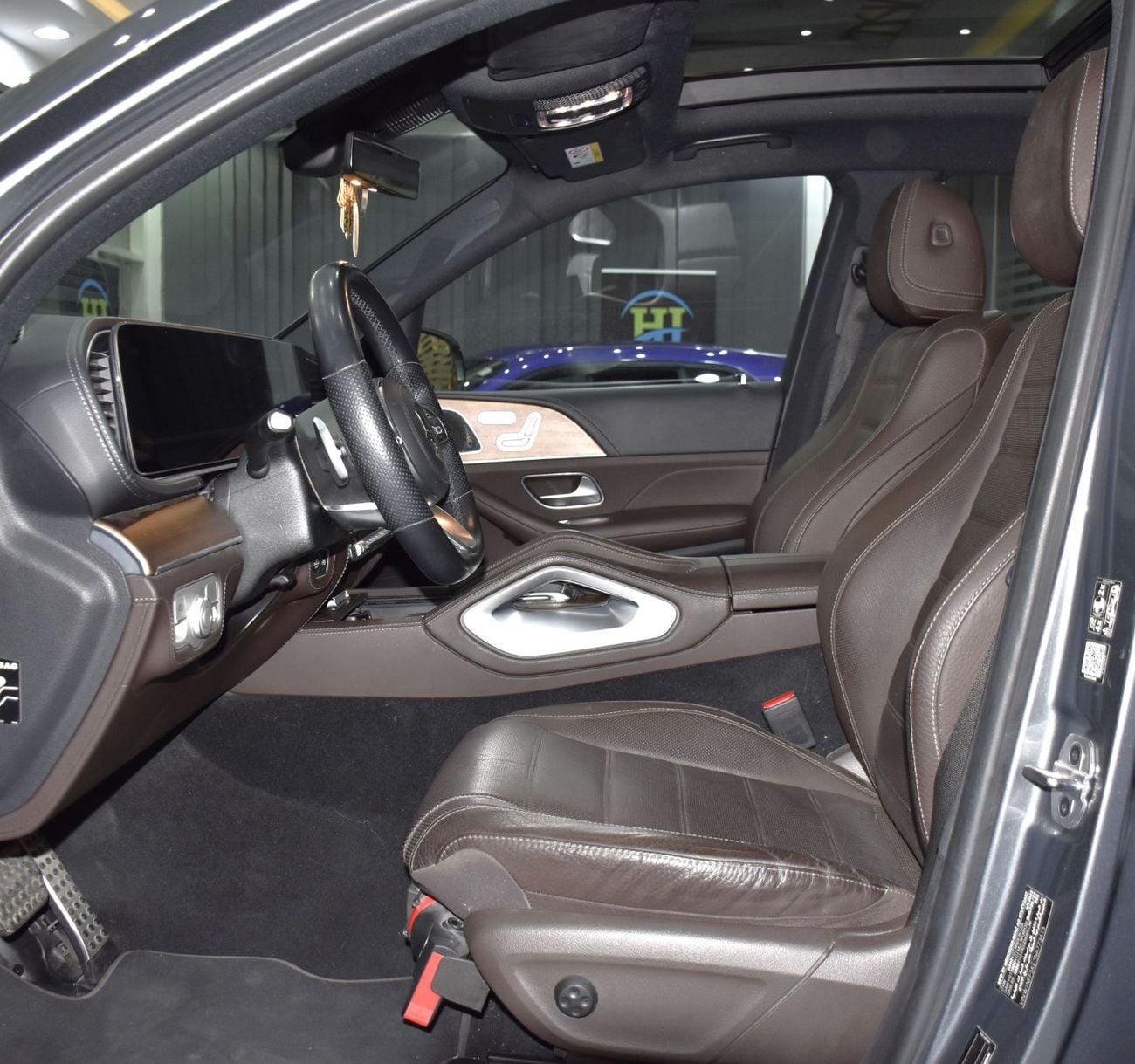 Mercedes Benz GLS450 4MATIC EXCELLENT DEAL for our Mercedes Benz GLS450 4Matic ( 2022 Model ) in Grey Color GCC Specs