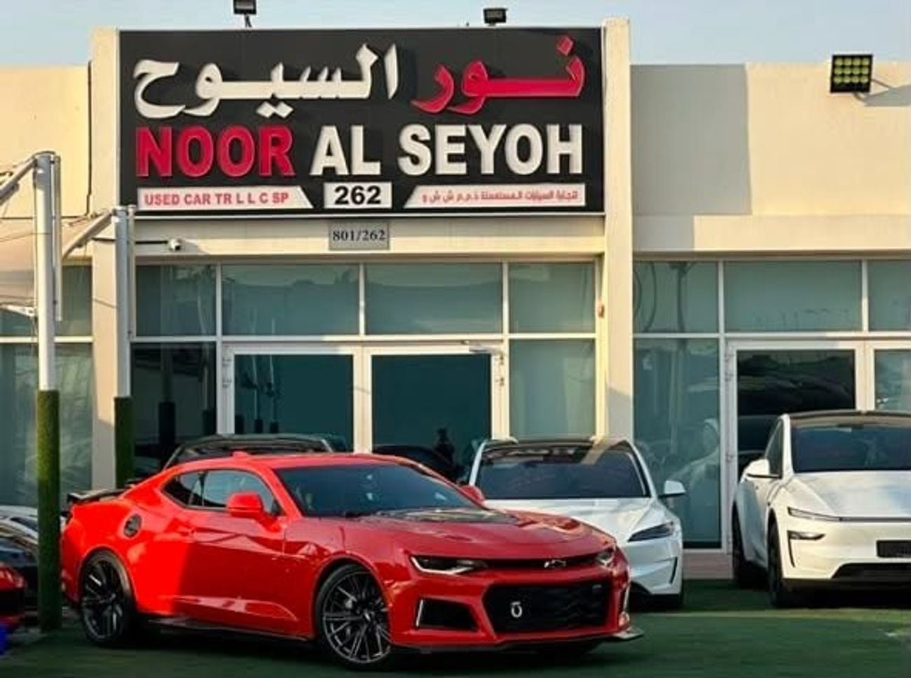 Chevrolet Camaro ZL1 CARBON FIBER CHEVROLET CAMARO GCC 2019 FULL OPTION ORIGINAL PAINT PERFECT CONDITION FULL SER