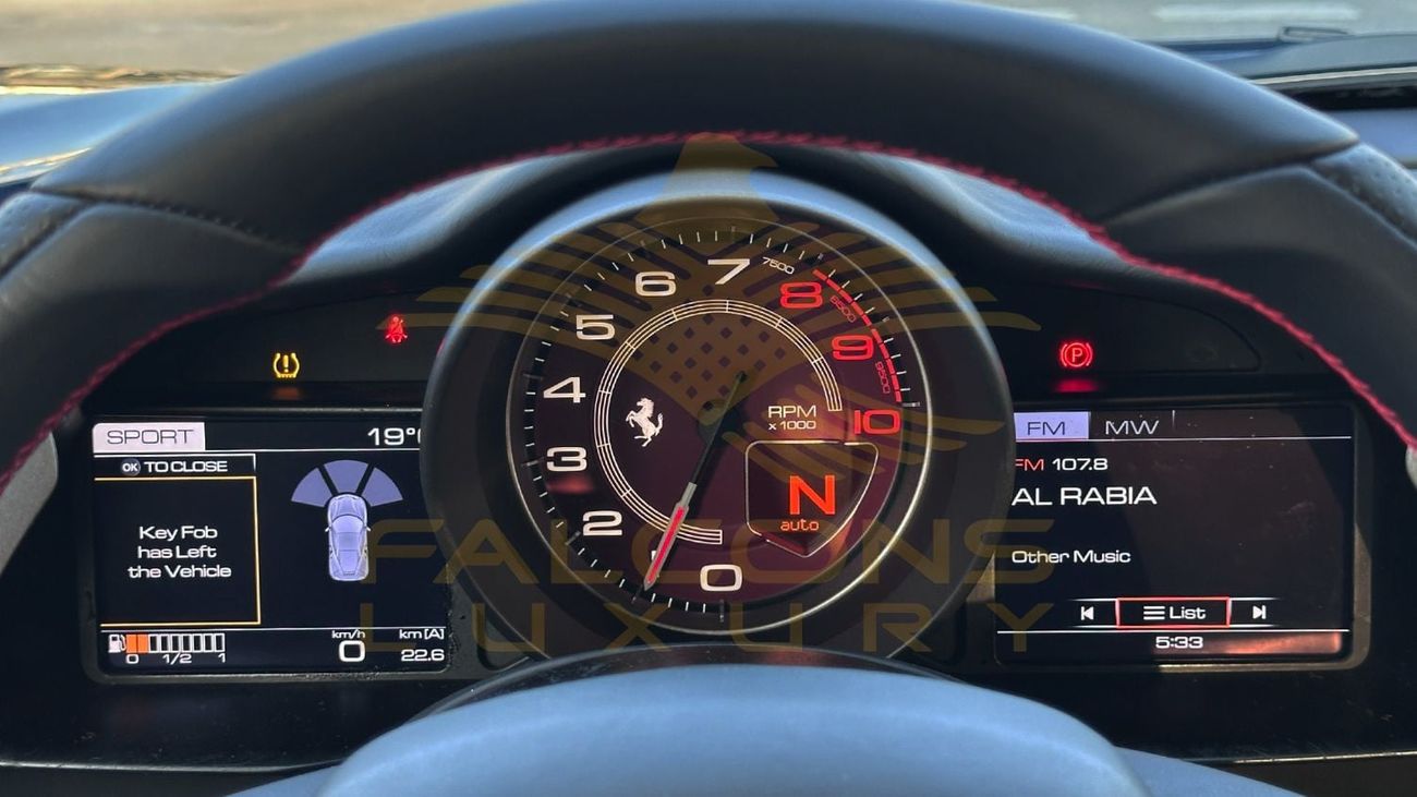 فيراري 488 GTB HIGH SPEC فيراري 488 GTB ستاندرد موديل 2016 - مواصفات كورية - حالة ممتازة