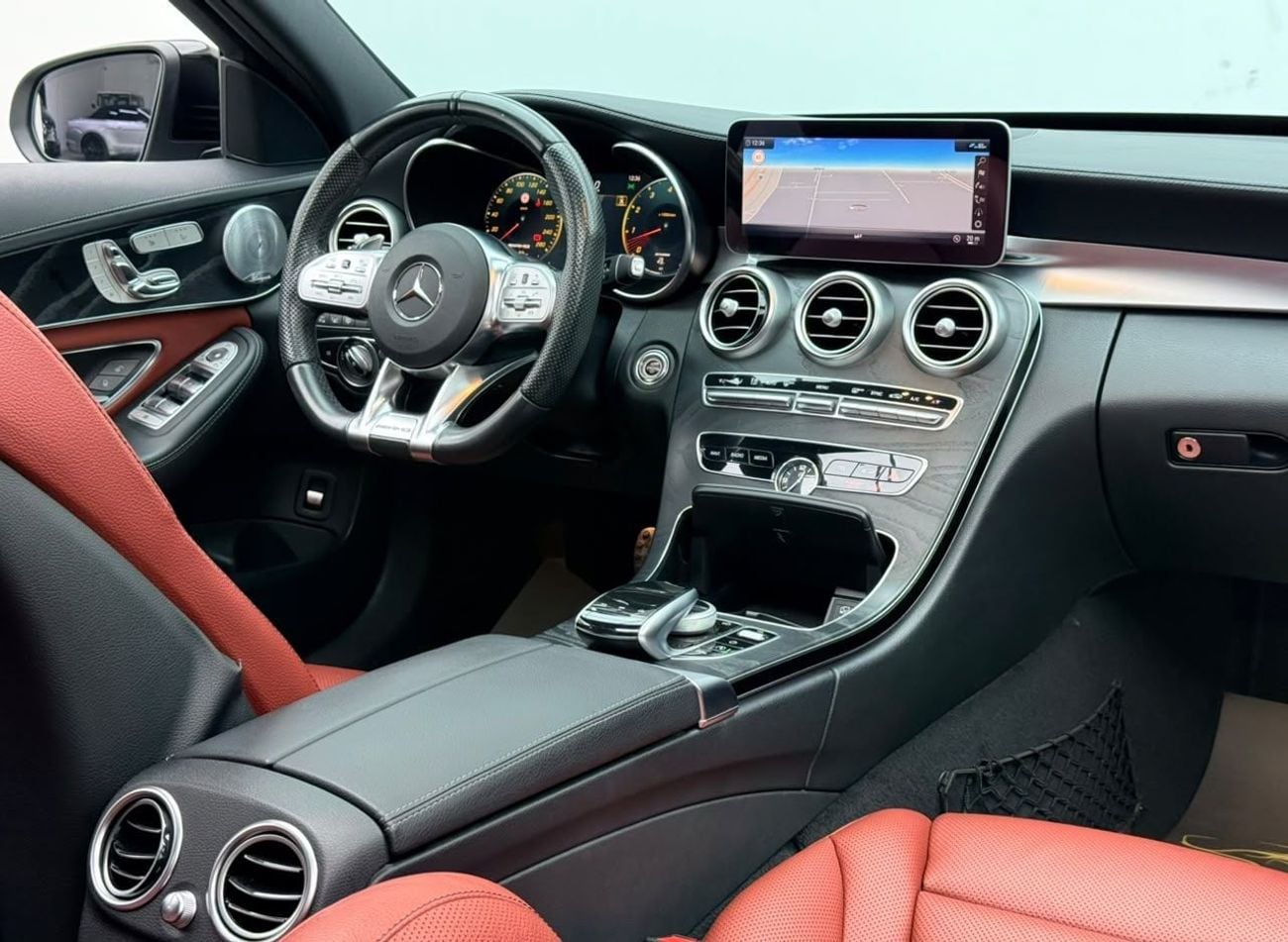مرسيدس بنز سي 43 ايه ام جي AMG SPORT مرسيدس C 43 AMG موديل 2019، ضمان لمدة عام، سجل صيانة، مواصفات خليجية