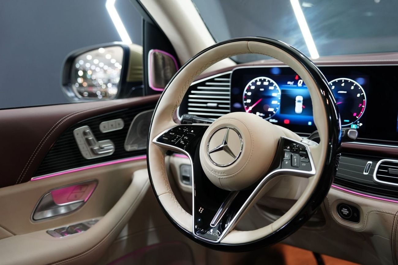 مرسيدس بنز 600 Maybach مرسيدس مايباخ GLS 600 موديل 2024، لونان، باقة المقاعد الخلفية الفاخرة، ضمان وخدمة جارجاش!!
