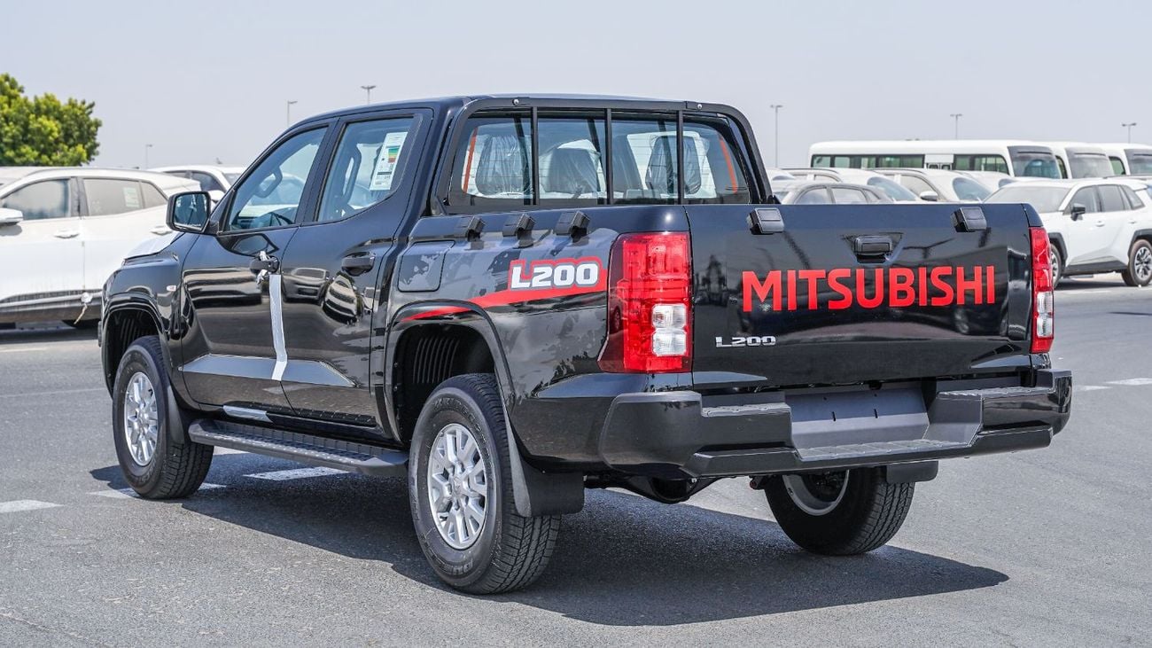 ميتسوبيشي L200 GLX جديد تمامًا – محرك بنزين سعة 2.4 لتر، دفع رباعي، ناقل حركة يدوي – D25 – 2027 – للتصدير فقط