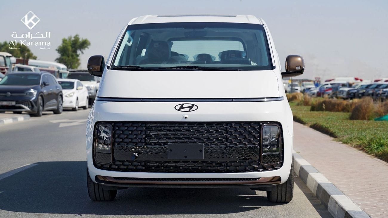 Hyundai Staria LUXURY - 3.5L V6 VIP Edition, 7 Seater with Pilot/VIP Seating | Boss Audio | 360 Camera | 2 Sunro