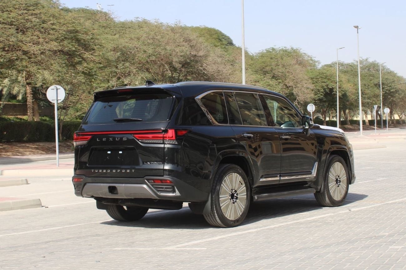 لكزس LX 700h سيجنتشر متوفر LX700H 7S نظام ركن آلي كامل 2026 أسود-أحمر