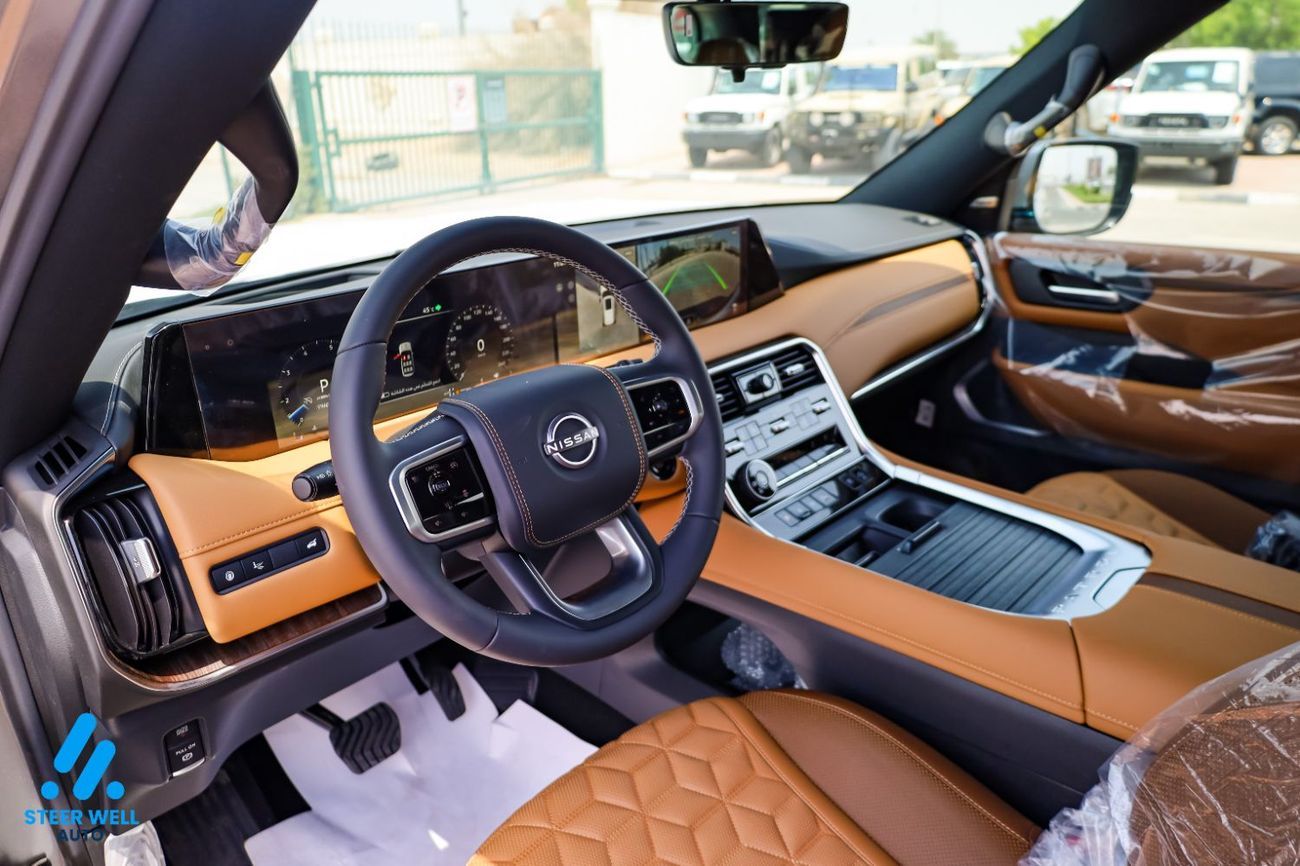Nissan Patrol LE PLATINUM CITY 2026 GCC 3.5 Twin Turbo | TAN interior | AWD | 9AT | 8 Seater SUV | Export Only