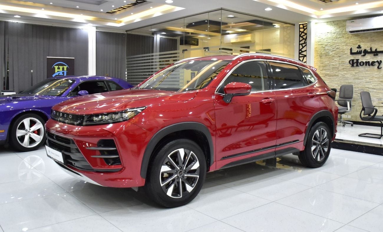 Exeed LX COMFORT EXCELLENT DEAL for our Exeed LX 230T ( 2024 Model ) in Red Color GCC Specs