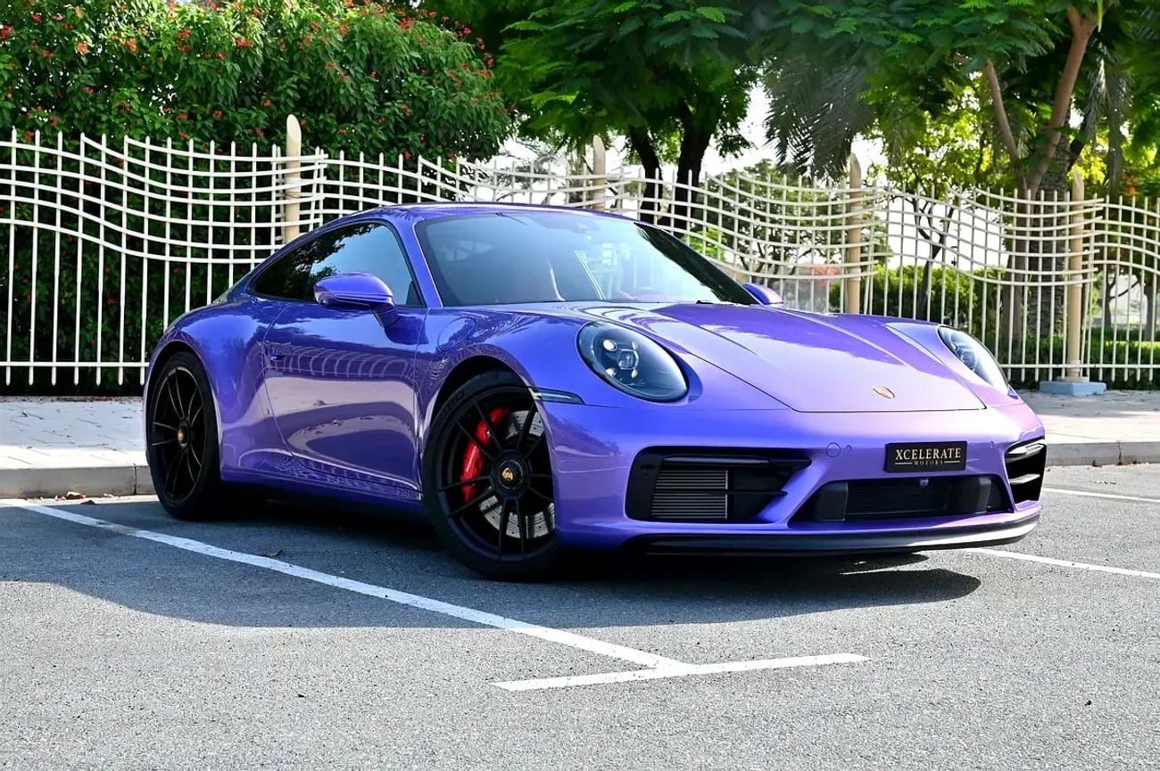 Porsche 911 CARRERA GTS Manual | Purple | 3.0L Twin-Turbo Flat-6 | 480 HP | 2,751 KM