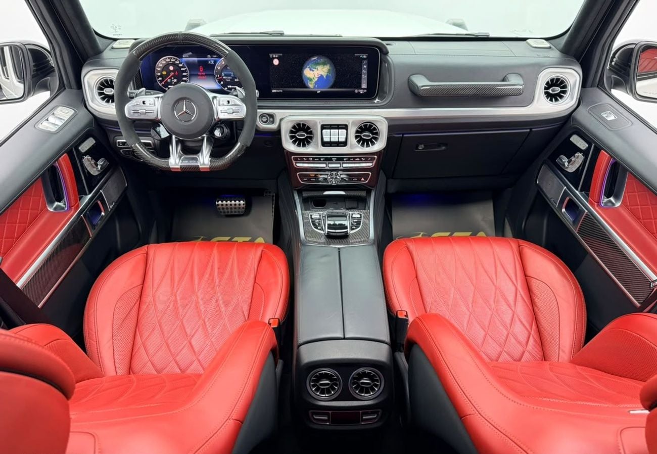 مرسيدس بنز G 63 AMG STANDARD مرسيدس بنز G63 AMG موديل 2022، باقة نايت، ضمان، سجل صيانة كامل، مقصورة داخلية من ألياف الكربون، دول
