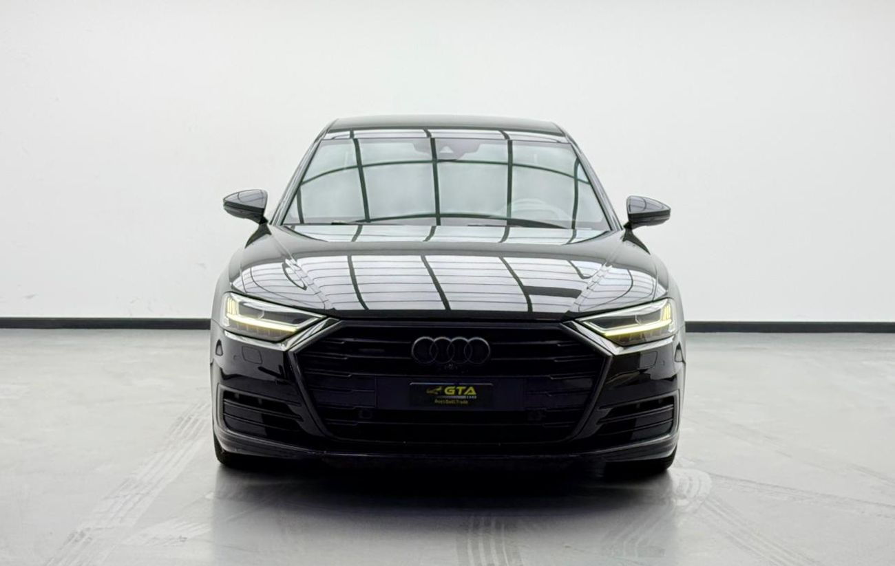 أودي A8 L 60 TFSI أودي A8L 60 TFSI كواترو موديل 2019، ضمان، سجل صيانة كامل لدى أودي، كاملة المواصفات، خليجية