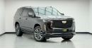 Cadillac Escalade SPORT PLATINUM 2023 Cadillac Escalade Sport, Jan/2028 Cadillac Warranty + Service Contract, Full Cad