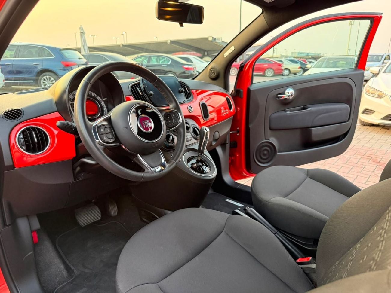 Fiat 500 DOLCEVITA A small, stylish, and economical car
