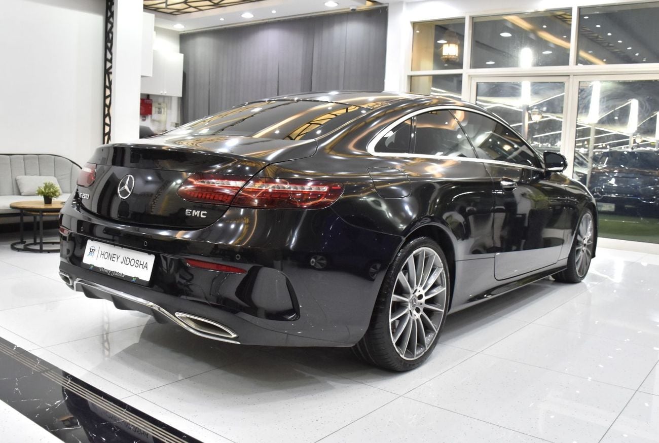 مرسيدس بنز E200 AMG عرض ممتاز لسيارة مرسيدس بنز E200 (موديل 2023) باللون الأسود بمواصفات خليجية
