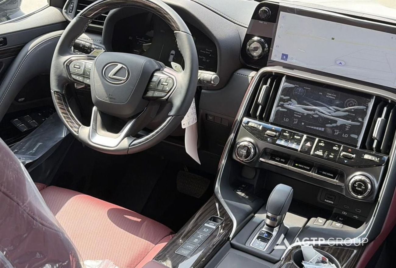 لكزس LX 700h سيجنتشر محرك هجين ثنائي التوربو سعة 3.5 لتر | كامل المواصفات | جلد عنابي | دفع رباعي | 2026 | مواصفات خليجية
