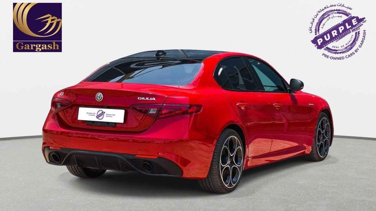 Alfa Romeo Giulia VELOCE | 2022 | Special Offer | 18-30 Sep | Gargash Warranty & Service | Free insurance | Finance from 0.9