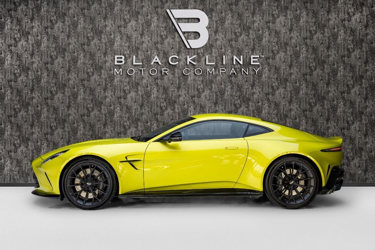 Aston Martin Vantage STANDARD BUY NOW, PAY 2027 | THE BLACKLINE STANDARD | Aston Martin Warranty + Service, GCC, Low KMs