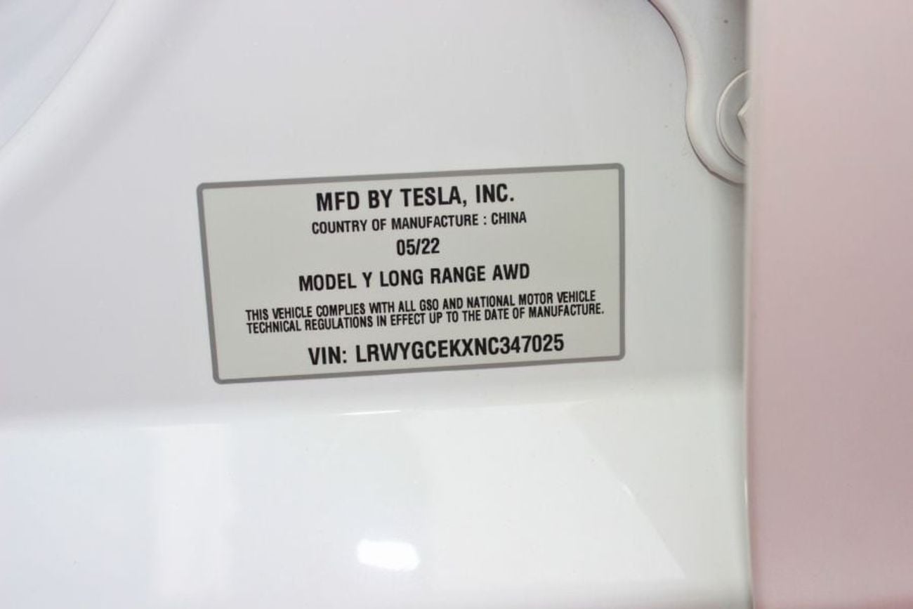 Tesla Model Y LONG RANGE MODEL Y LONG RANGE, 05 YEARS WARRANTY