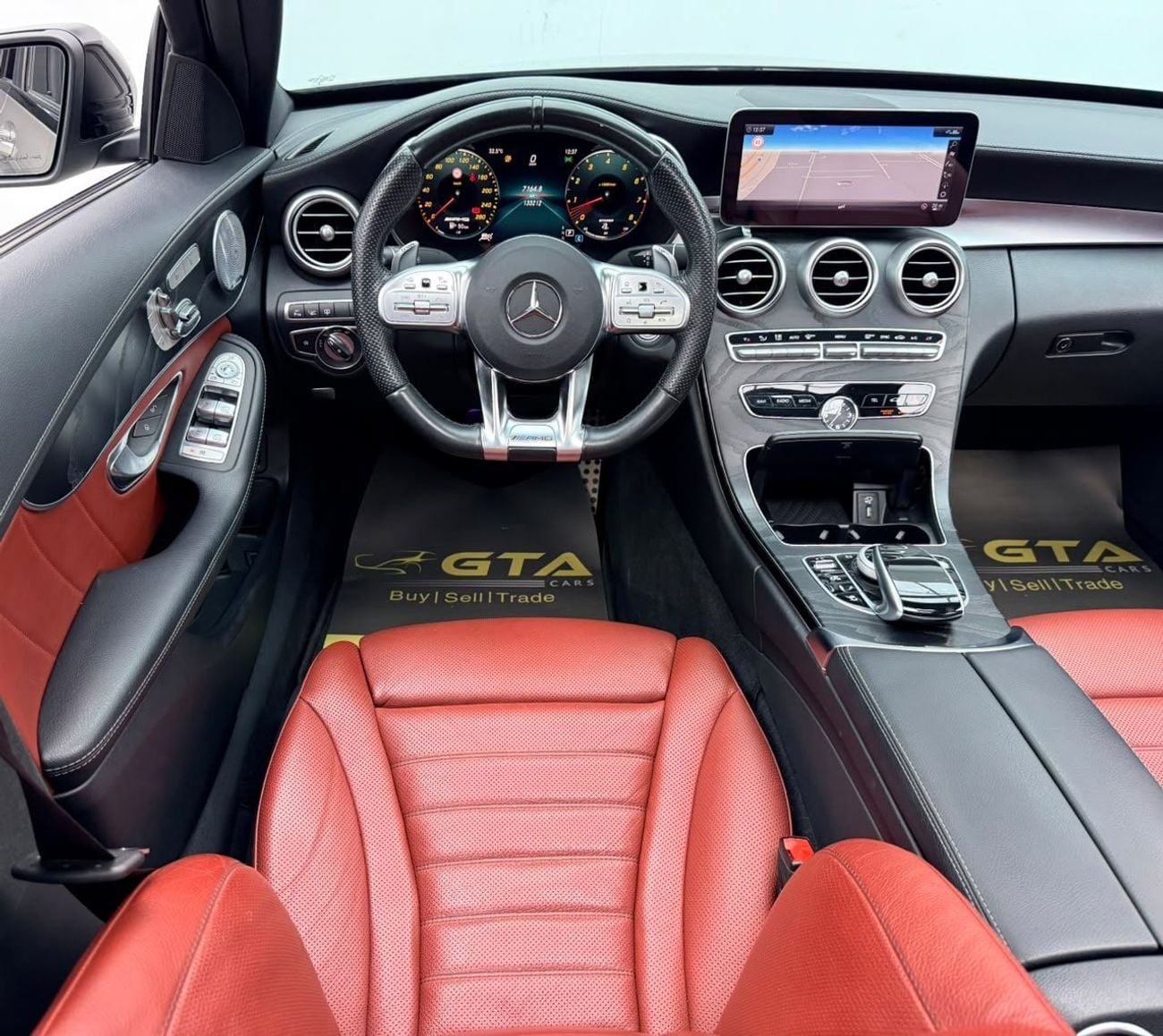 مرسيدس بنز سي 43 ايه ام جي AMG SPORT مرسيدس C 43 AMG موديل 2019، ضمان لمدة عام، سجل صيانة، مواصفات خليجية