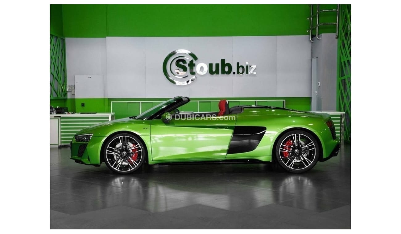 أودي R8 2023 - BRAND NEW R8 - 3 YEARS WARRANTY - SPECIAL COLOR - SIDE BLADES - FINE NAPPA - DIAMOND SEATS
