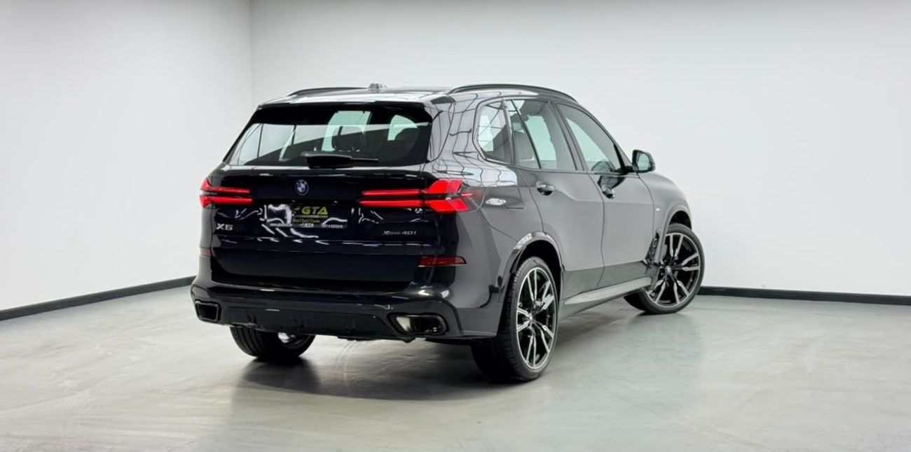 BMW X5 XDRIVE40i EXCLUSIVE M SPORT PACKAGE 2025 BMW X5 xDrive40i M-Sport, 2030 BMW Warranty + Service Pack, Low Km, Fully Loaded, GCC