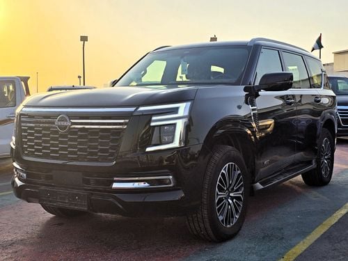 Nissan Patrol LE TITANIUM Nissan Patrol LE Titanium 3.5l twin turbo A/T 4WD SUV GCC Black Color With Compressor 2026 Model