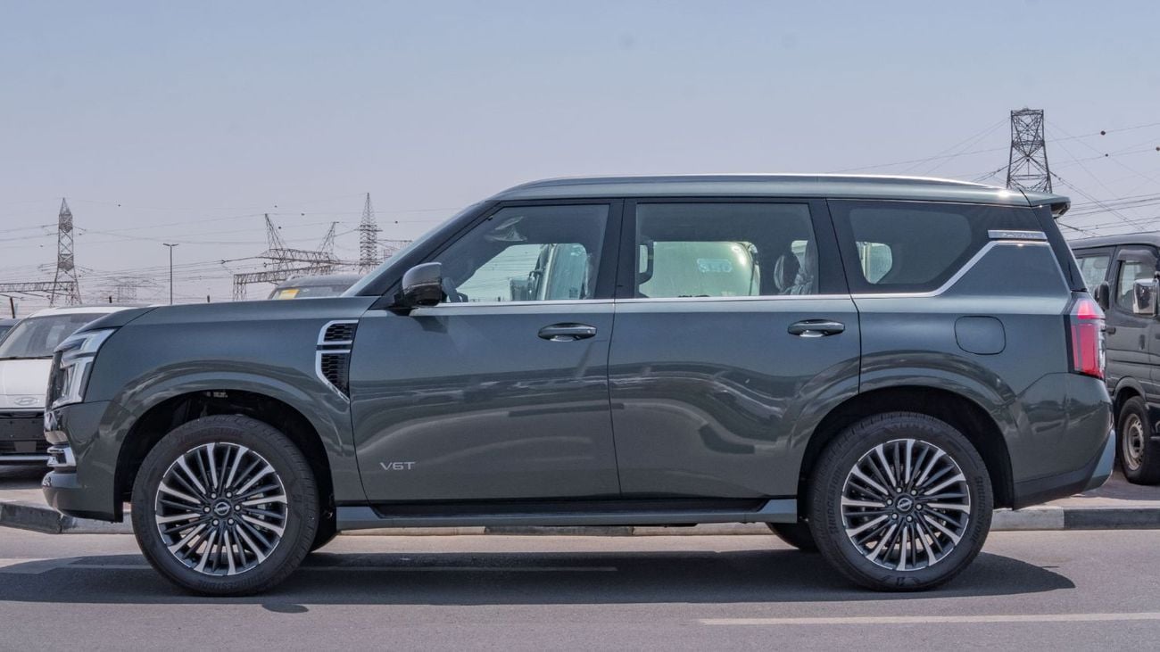 نيسان باترول LE PLATINUM CITY 2026 Nissan Patrol LE Platinum 3.5L Twin Turbo AT Petrol (Green)