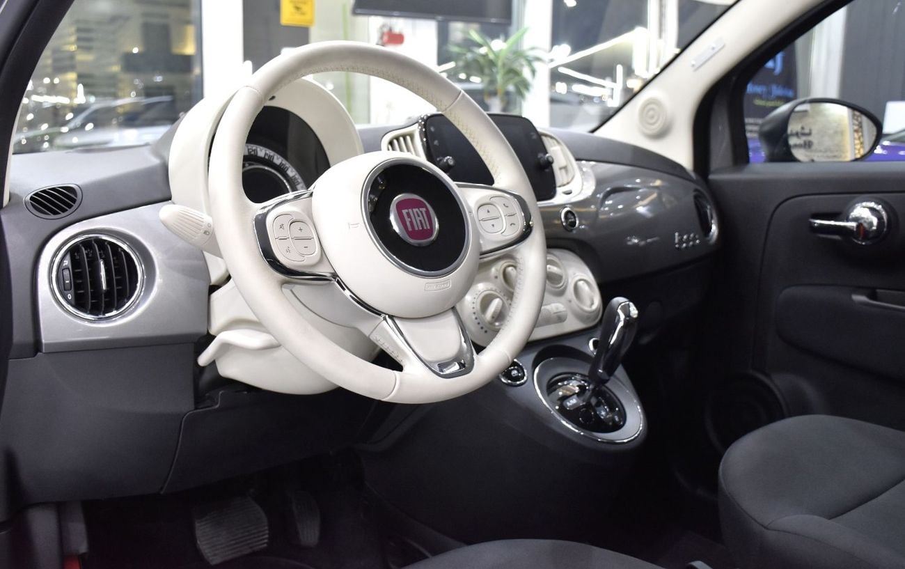 Fiat 500 DOLCEVITA EXCELLENT DEAL for our Fiat 500 Dolcevita ( 2024 Model ) in Grey Color GCC Specs