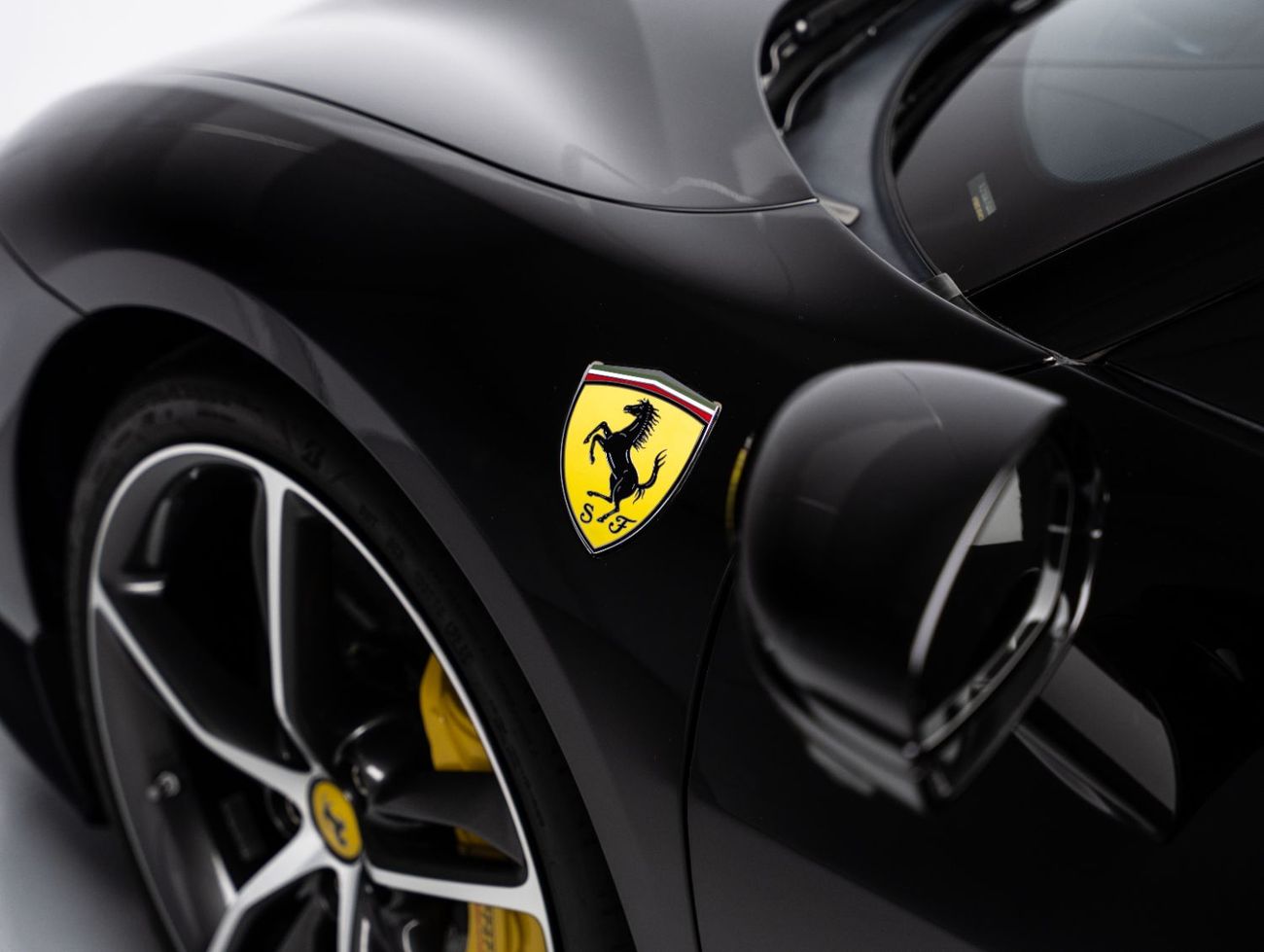 فيراري 296 GTB GTB BUY NOW, PAY 2027 | THE BLACKLINE STANDARD | Warranty, Ferrari Service Contract, Low KMs, GCC