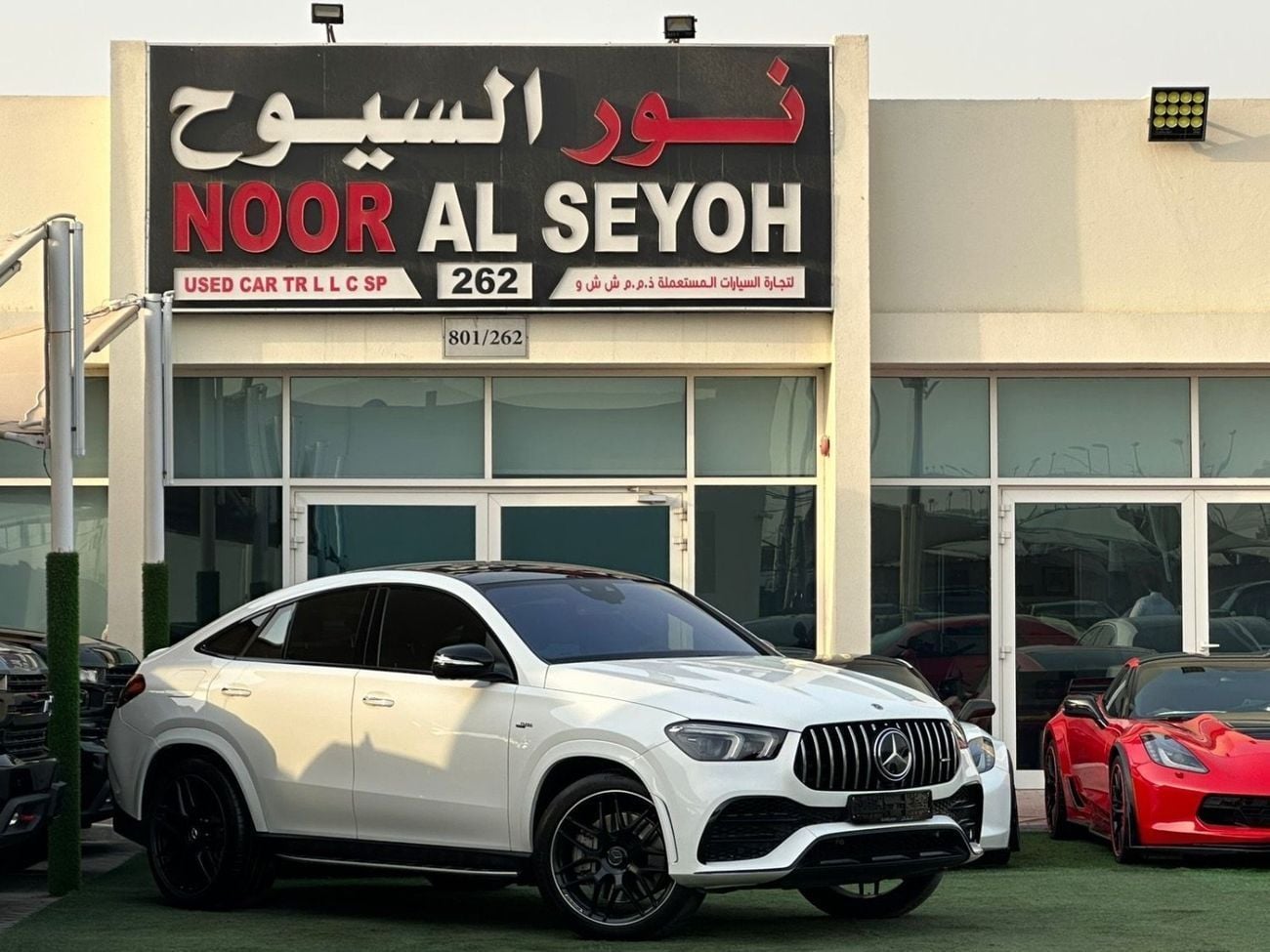 Mercedes Benz GLE53 AMG COUPE 4MATIC+ Premium + 3.0L MERCEDES BENZ AMG GLE 53 GCC 2021 Full Service History (under Warranty) (Gargash) Ori