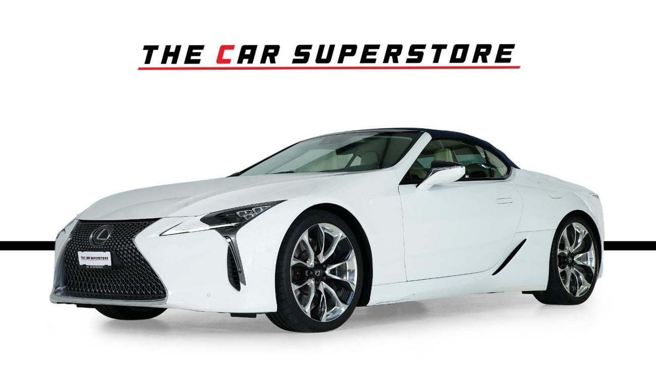 Lexus LC500 TITANIUM Convertible-GCC-Collectors Car-Mint Condition-Naturally Aspirated V8