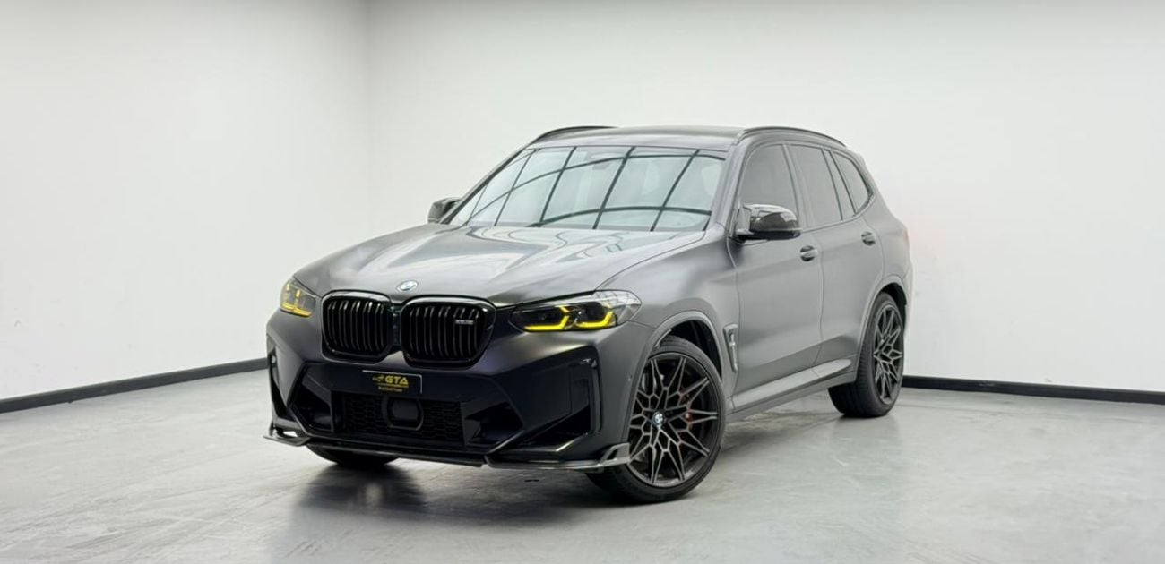 بي أم دبليو X3 M COMPETITION 2023 BMW X3 M Competition, BMW Warranty+Service Contract+Full Service History, Full PPF, GCC Specs.