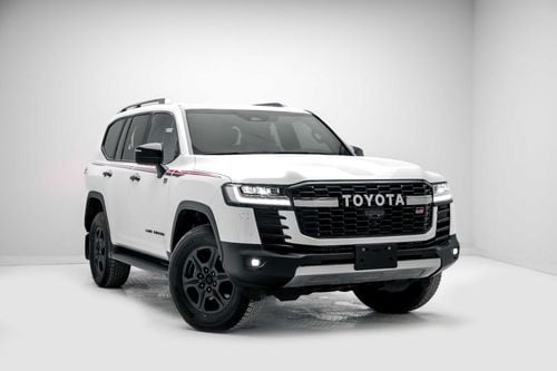 Toyota Land Cruiser GR SPORT LC300 GR Sport 3.3L Precious White Inside GRS Black & Dark Red | Export Only