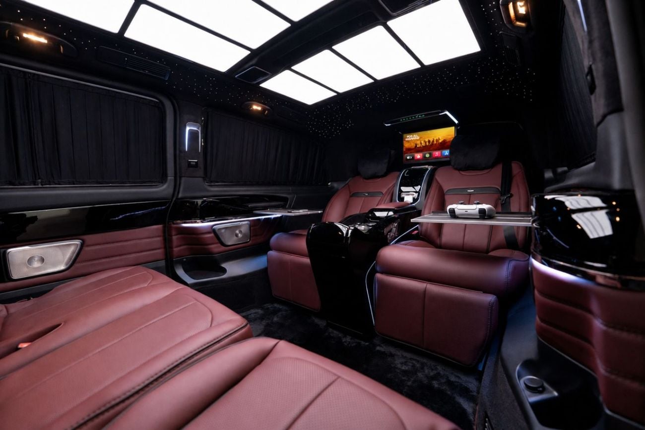 Mercedes Benz V300 VLINE VIP EDITION NEW ARRIVAL 2026 MODEL VIP MERCEDES GCC V300 with ADDITIONAL REAR AC - 2 Years Warranty by VLINE