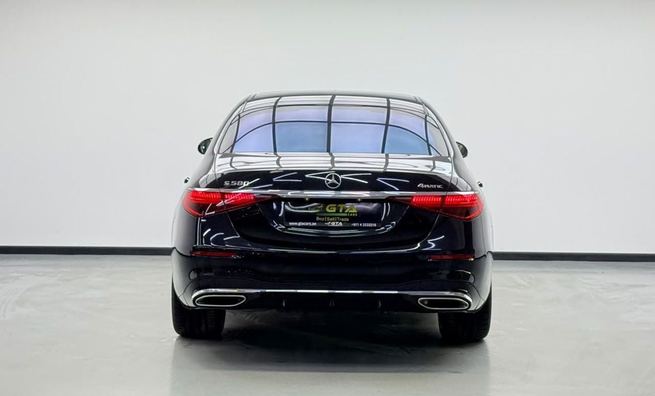 مرسيدس بنز S 580 4MATIC مرسيدس بنز S580 4MATIC موديل 2024، ضمان مرسيدس بنز حتى 2029، سجل صيانة كامل لدى مرسيدس بنز، حالة ممت