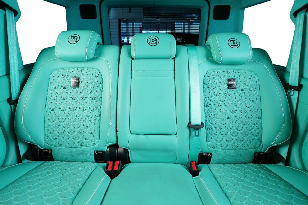مرسيدس بنز G 63 AMG GCC-Brabus 900 Rocket Kit Masterpiece -Interior Tiffany Blue-Carbon Fiber Kit